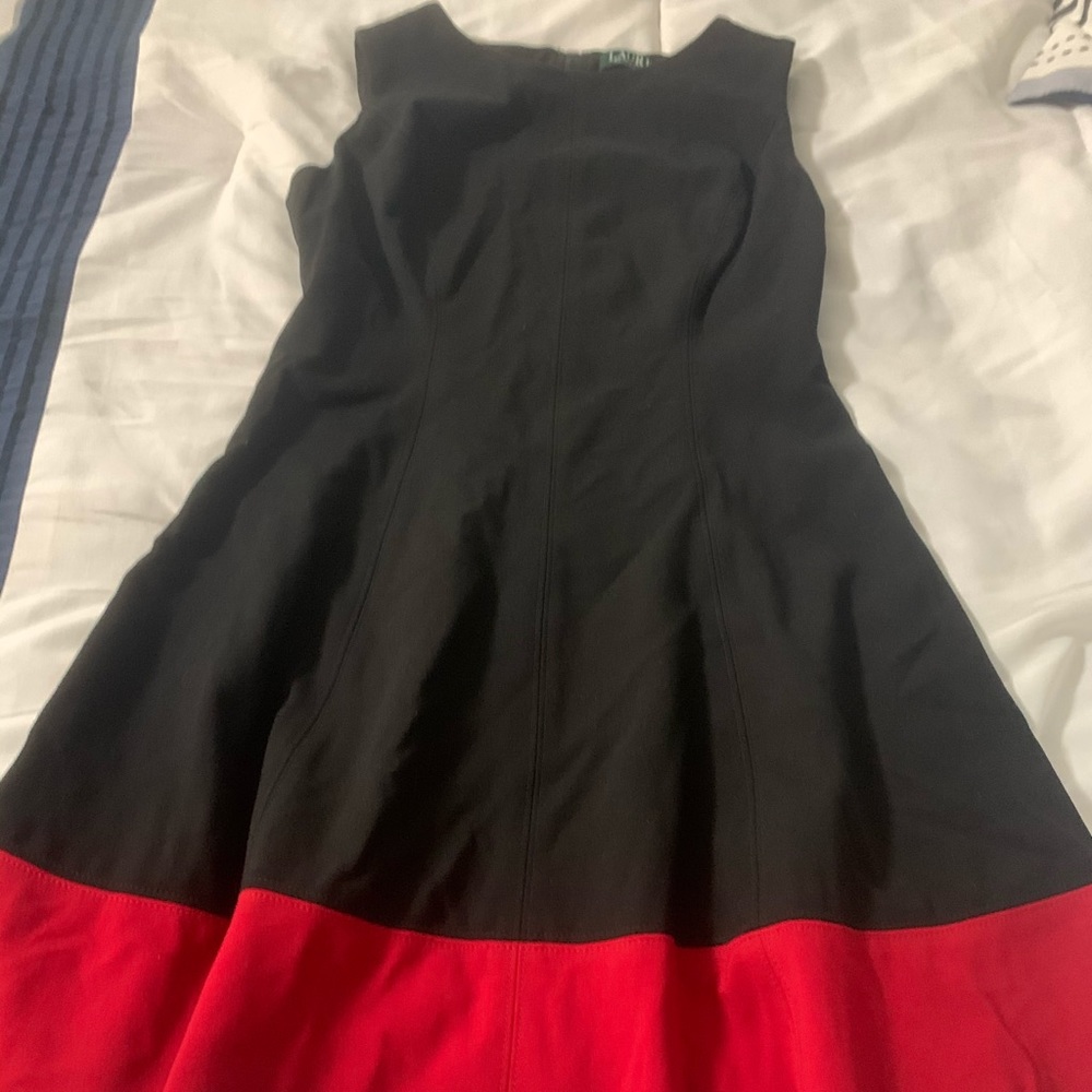 Ralph Leuran black and red dress
